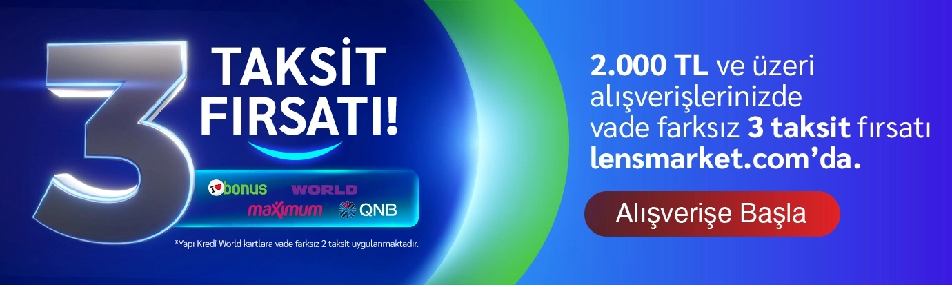 Günlük Lens - KKTC 3 Taksit Fırsatı - KKTC