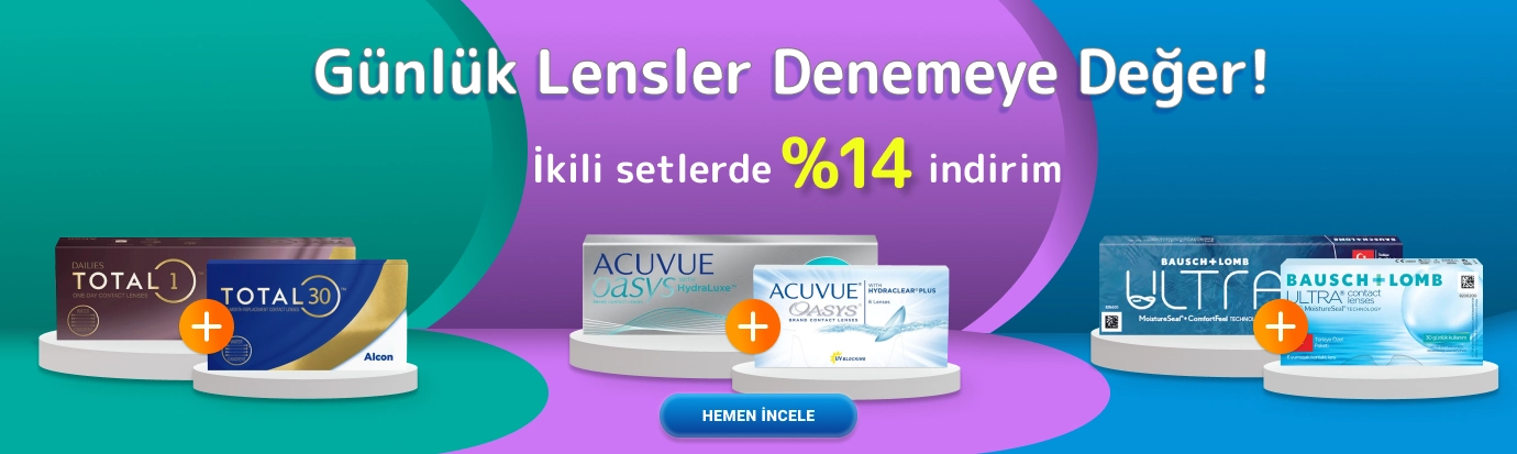İndirimli Lens Setleri - KKTC Günlük Lensler Denemeye Değerler 26.05 - KKTC
