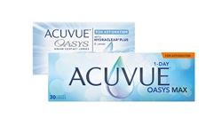 Acuvue Oasys Toric ve Acuvue Oasys Max 1 Day Toric İkisi Bir Arada Set