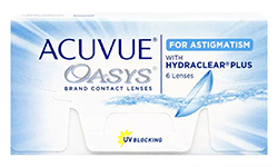Acuvue Oasys Toric lens