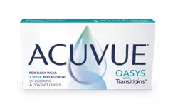 Acuvue Oasys With Transitions lens